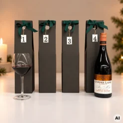 Adventskalender med Rødvin - fra Italien, Frankrig, Spanien & Sydafrika
