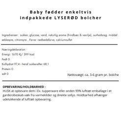 Babyfødder Bolsjer | Lyserød
