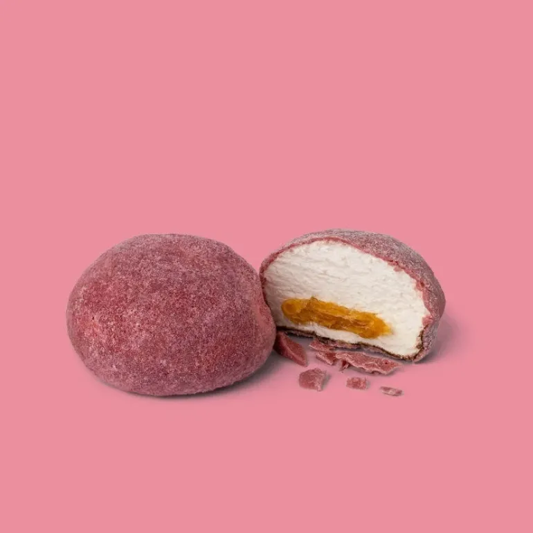 Caramel Filled Mallows Ruby Chocolate Box - The Mallows