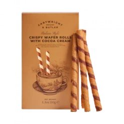 C&B - Sprøde vaffelruller med chokoladecreme