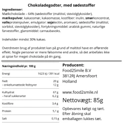 Chocosmiles - Uden tilsat sukker