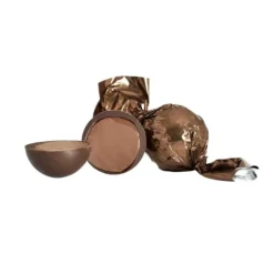 Chokoladekugle | Chokolade med karamel & havsalt - lysebrun