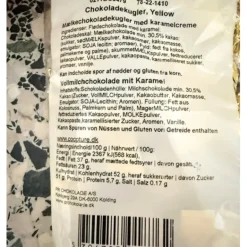 Chokoladekugle | karamelcreme - guld