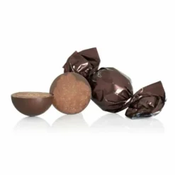 Chokoladekugle | Mørk chokolade med mynte - brun