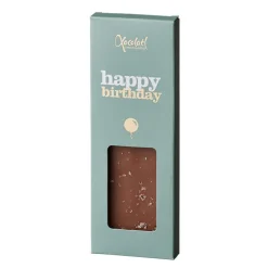 Chokoladeplade 'Happy Birthday' fra Xocolatl