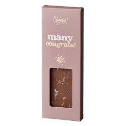 Chokoladeplade 'Many Congrats' fra Xocolatl