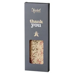 Chokoladeplade 'Thank You' fra Xocolatl