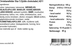 Christiansfelder gaveæske med 5 fyldte chokolader - Xocolatl