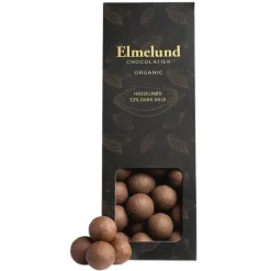 Elmelund dragé - Hasselnødder dark milk
