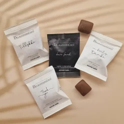 en kærlig tanke' - lakrids med chokolade fra Bagsværd Lakrids