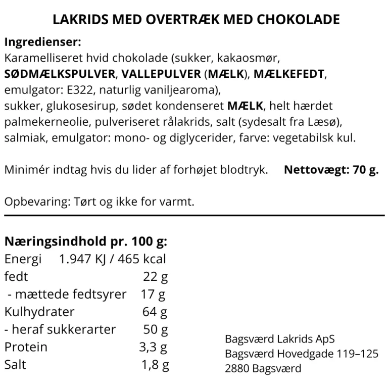 FAR gaveæske fra Bagsværd Lakrids