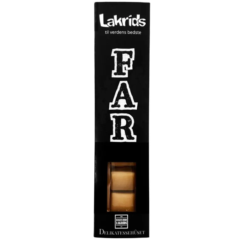 FAR gaveæske fra Bagsværd Lakrids