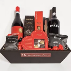Flot julekurv - med rødvin, portvin og chokolade
