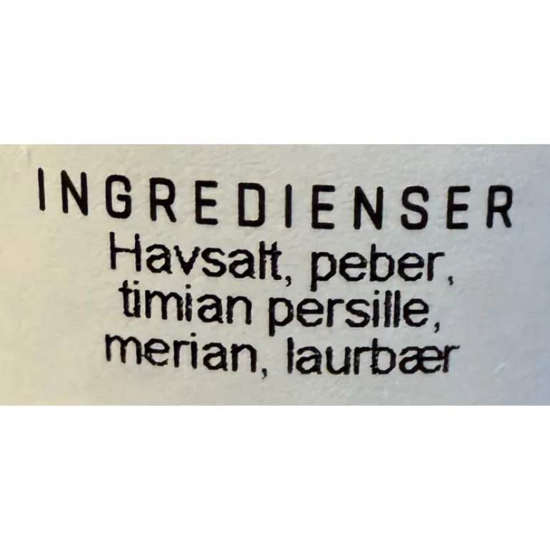 Flæskestegs Salt - Kryddersalt