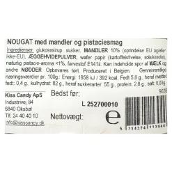 Fransk Nougat med pistacie - Bites