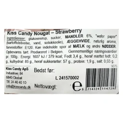 Fransk Nougat med røde bær - Bites