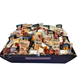 Gavekurv - eksklusiv dele-kurv med chokolade, lakrids, skum og nougat