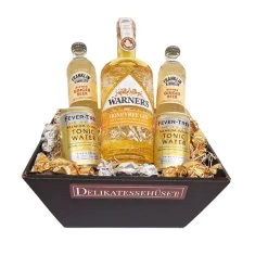 Gavekurv - Gavekurv m. Warner's Honeybee gin og tonicvand