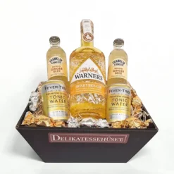 Gavekurv - Gavekurv m. Warner's Honeybee gin og tonicvand