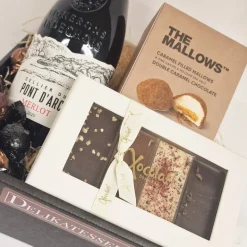 Gavekurv - med fransk rødvin og chokolade