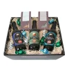 Gavekurv - med 3 special-øl & håndlavede karameller, blå