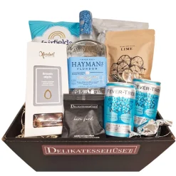 Gavekurv m. Haymans London Dry Gin, tonic og snacks