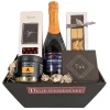 Gavekurv - send en 'tak' med Prosecco-bobler, chokolade og lakrids