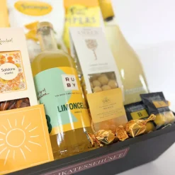 Gavekurv - stor Limoncello kurv med snacks