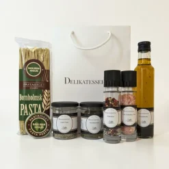 Gavepose - Indflyttergave m. Pasta & Krydderier