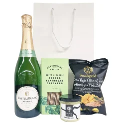 Gavepose med cava og specialiteter
