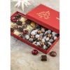 Gaveæske med 16 fyldte chokolader og chokolademandler