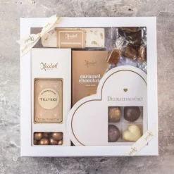 Gaveæske - sig 'Tillykke' med lækkerier fra Xocolatl