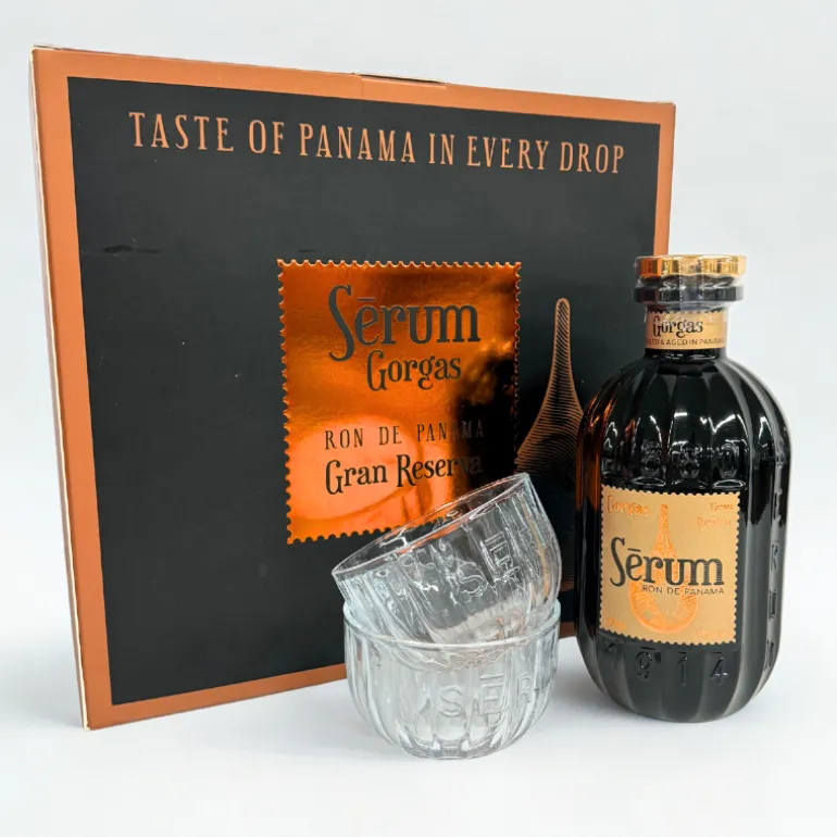 Gaveæske - Sérum Gorgas Gran Reserva 8 års + Glas