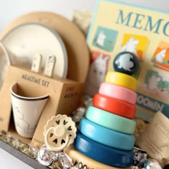 Gave til babyshower - 'her kommer Mumi'