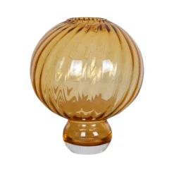 Glasvase - Meadow swirl Amber