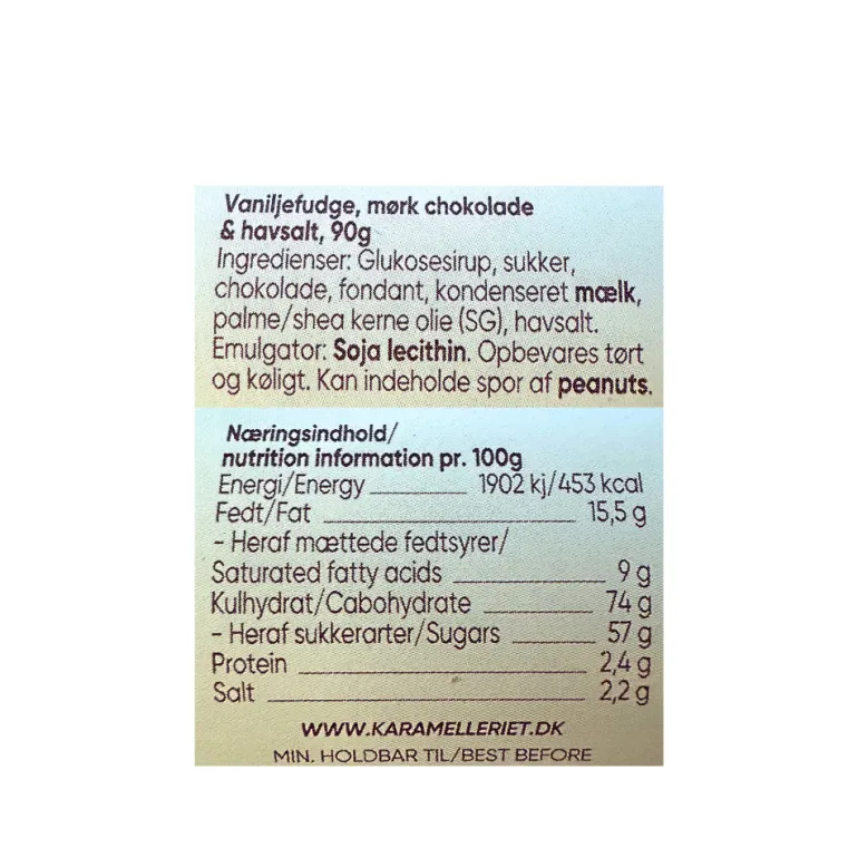 Havblik - Fudge-Karamel m. mørk chokolade og havsalt