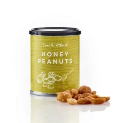 Honningristede peanuts i dåse