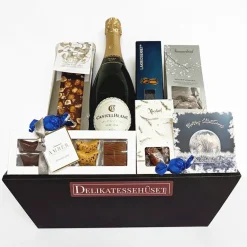 Julegave til medarbejdere - bobler, slik og chokolade til hele familien