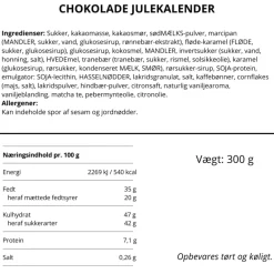 Julekalender med chokolade 'Size matters' - Simply Chocolate