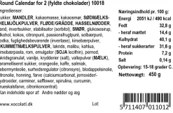 Julekalender – smuk julekrans med chokolade fra Xocolatl