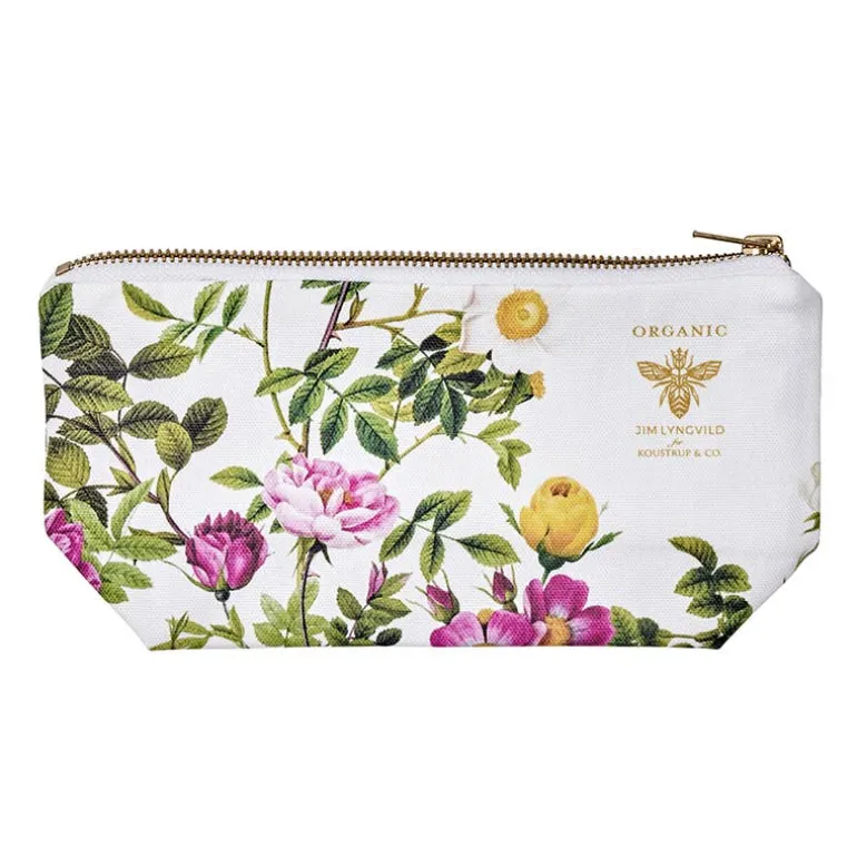 Kosmetiktaske | Clutch | Penalhus | Blue Flower Garden