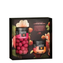 Lakrids by Bülow - SAMPAK Strawberries & Cream + Peaches (stor og lille bøtte)