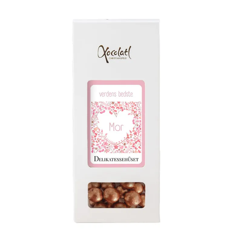 Lakridser med karamel-chokolade i æske - vælg variant