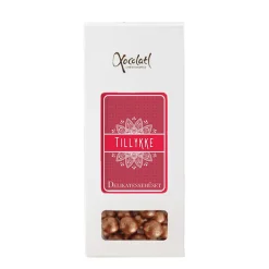 Lakridser med karamel-chokolade i æske - vælg variant