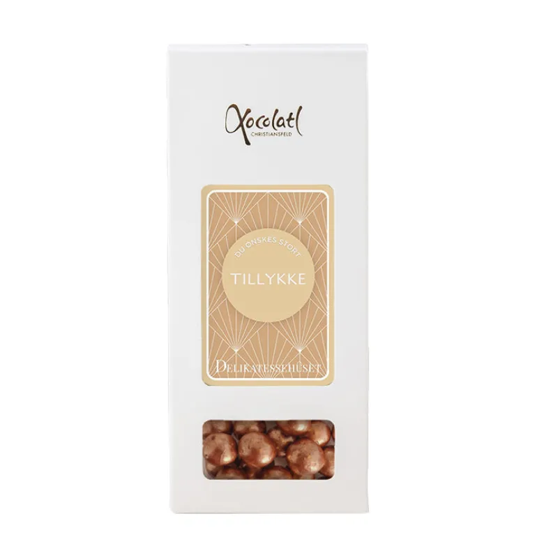 Lakridser med karamel-chokolade i æske - vælg variant