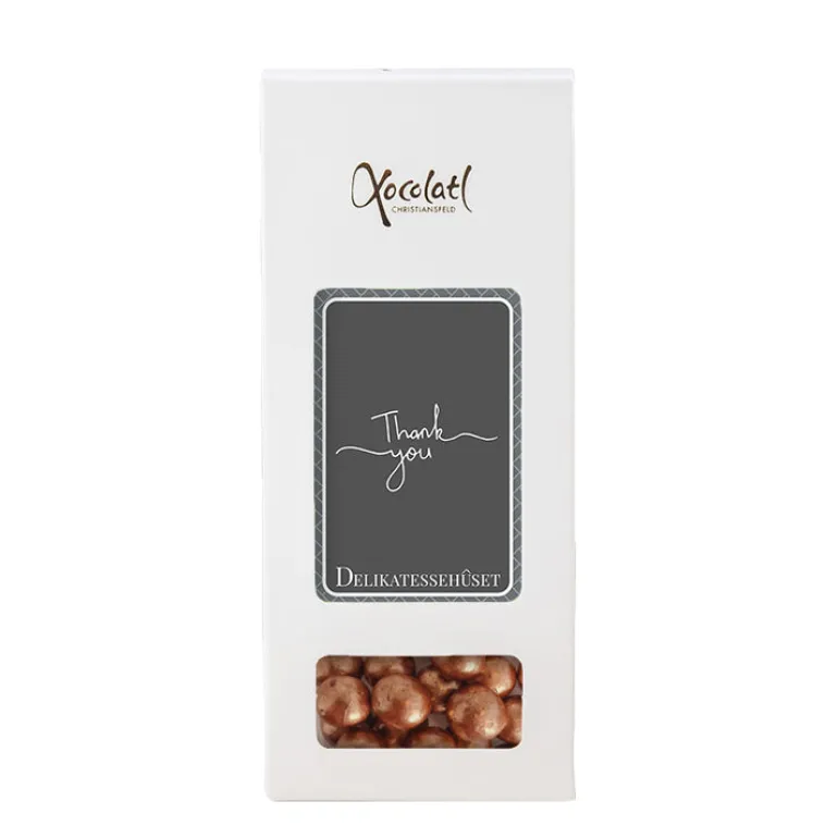 Lakridser med karamel-chokolade i æske - vælg variant