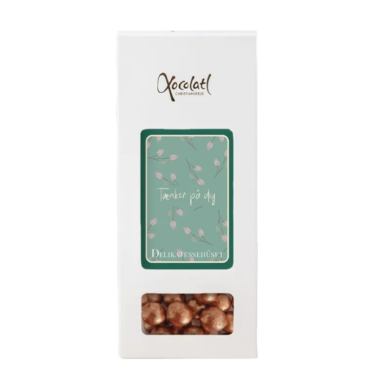 Lakridser med karamel-chokolade i æske - vælg variant
