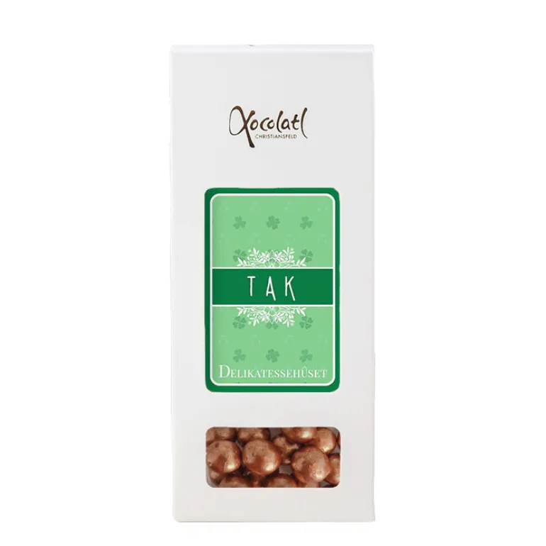 Lakridser med karamel-chokolade i æske - vælg variant