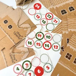 Lav selv julekalender - Pakkekalender emballage