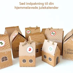 Lav selv julekalender - Pakkekalender emballage